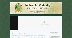 Desktop Screenshot of mulcahyfuneralhome.com